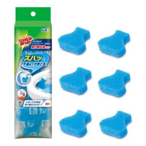 スリーエム(3M) スコッチブライト トイレクリーナー リフィル6個 洗剤付 T-557-6RF｜kirelab-net