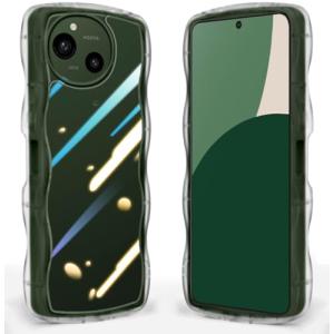 AQUOS R9 SH-51E ケース クリア 波状フレーム グーグル AQUOS R9 カバー 耐衝撃 うねうね 女性用 女子向け 人気 アク｜kirelab-net