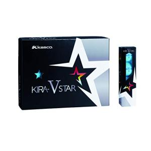 キャスコ(Kasco) ゴルフボール KIRA STAR V キラスターV ユニセックス キラスターVN アクア 最適ヘッドスピード: 25~4｜kirelab-net