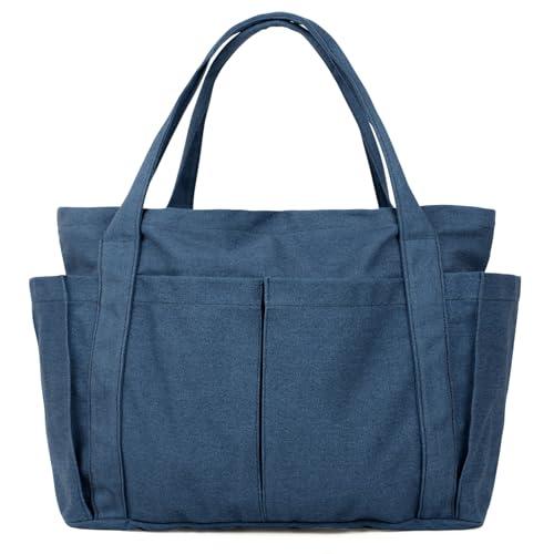 [imeetu] トートバッグ マザーズバッグ キャンバス トート レディース メンズ 肩掛けバッグ...