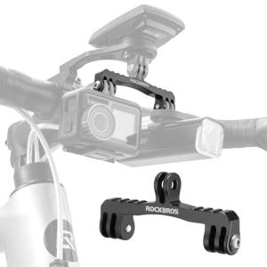 ROCKBROS サイコン マウント 拡張パーツ サイコンマウント 下付きライト ダブル アダプター GoPro 自転車 ライト マウント アル｜kirelab-net