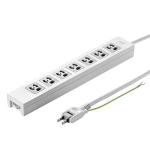 サンワサプライ(Sanwa Supply) 電源タップ 7個口(3P) 3m 雷ガード 一括集中スイッチ 裏面マグネット付き アースコード付きス｜kirelab-net