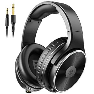 OneOdio ハイレゾ ヘッドホン 有線 HiFi オーバーイヤーヘッドフォン マイク付き 50mmドライバー 密閉型 楽器練習 音楽 映画鑑｜ルミナスエイト ヤフー店