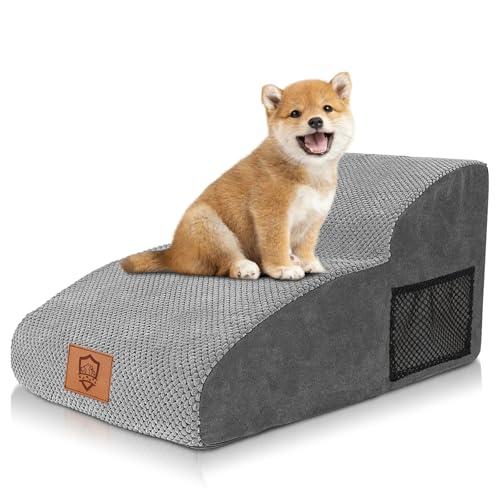 ZNM 犬 階段 ステップ ドッグステップ ペットステップ 2段 犬用踏み台 スロープ 滑り止め 高...