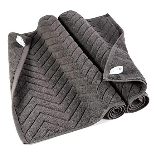 CLEKOD バスマット タオル地 大判 足拭きマット 800匁 ホテル仕様 おしゃれ 洗える 丸洗...