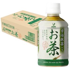 神戸居留地 宇治抹茶入り 緑茶 PET 280ml ×24本 [ 国産茶葉100% 無香料 無着色 ]｜kirelab-net