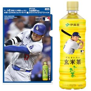 伊藤園 おーいお茶 玄米茶 600ml×24本大谷選手クリアファイル付｜kirelab-net