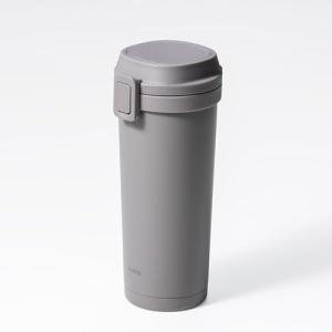 シービージャパン 水筒 タンブラー 550ml ダークグレー [食洗機対応] ワンタッチ開閉式 真空断熱 2層構造 ワンタッチタンブラー550｜kirelab-net