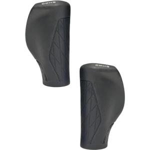 台湾製SMRG 自転車 グリップ ハンドルグリップ クロスバイク エルゴグリップ MTB ステンレスボルト SR-GP 左右セット (ブラック｜kirelab-net