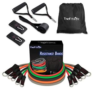 TheFitLife トレーニングチューブ チューブ トレーニング 筋トレチューブ (赤/緑/黒/橙/灰)｜kirelab-net
