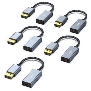 BENFEI 5個 DisplayPort（ディスプレイポート） - HDMI 変換ケーブル、最大4K＠30Hzまでの解像度に対応（オスからメス｜kirelab-net