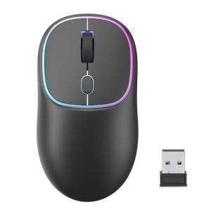ワイヤレスマウス Bl無線 Bluetooth 5.2 Type-C充電式 静音 瞬時接続 小型 高感度 ブルートゥース 2.4GHz 3段階D｜kirelab-net