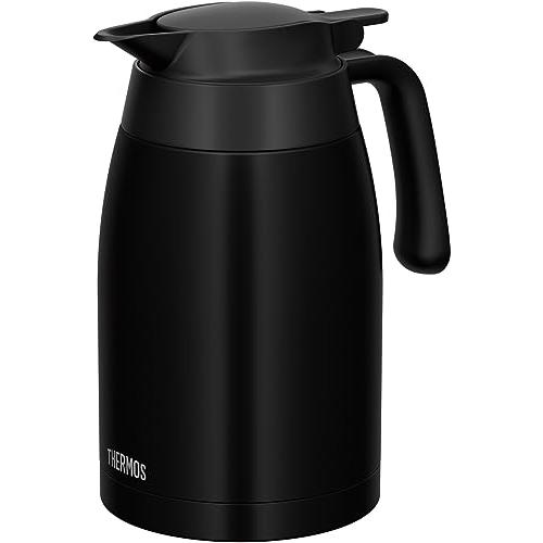 サーモス ステンレスポット 1.5L マットブラック 保温ポット 卓上ポット 魔法びん構造 保温保冷...