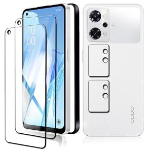 ガイド枠付きOPPO Reno9 A ガラスフィルム+ Reno 9A カメラフィルム（2+2枚セット）オッポ リノ9 A 用の フィルム op｜kirelab-net