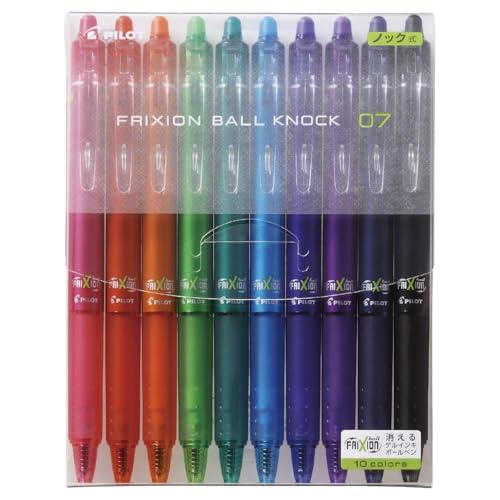 Pilot パイロット 消せるボールペン フリクションボールノック 0.7 10色 LFBK-230...