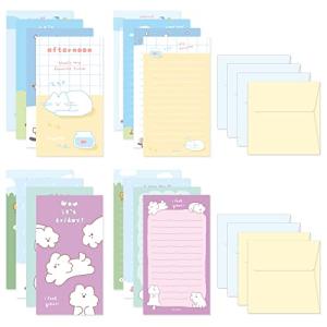 モノライク ストーリータウンアフタヌーン ミニ便箋+封筒 8種 C セット - Story town Afternoon C Mini Lett｜kirelab-net