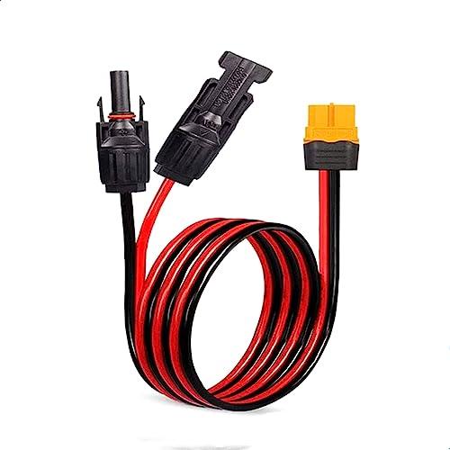 Chaojibao1.5M MC4 ソーラーコネクター 12AWGソーラー充電ケーブル MC4 XT...