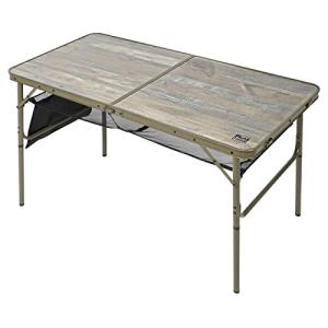 TIMBER RIDGE テーブル アウトドア 折りたたみテーブル 高さ2段階調整 120X60cm キャンプ用 ピクニック レジャー アルミ製｜kirelab-net