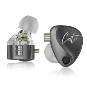 KZ Castor KZ イヤホン 有線 インイヤーモニター イヤホン デュアルダイナミックドライバー ミュージシャンシンガー用 カナル型イヤホ｜kirelab-net
