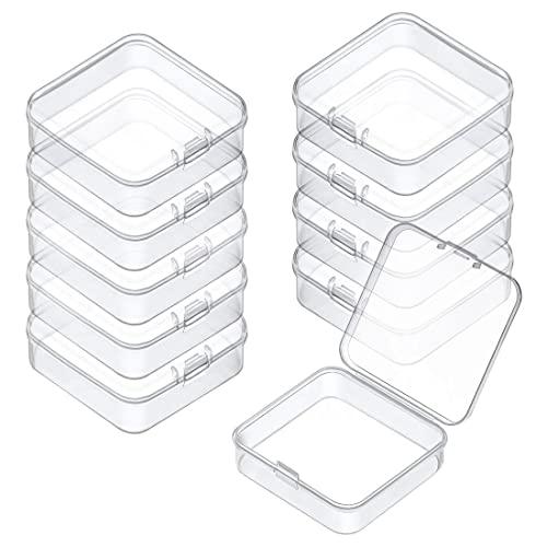 小分けケース 10個セット 5.4*5.4*2cm 透明 プラスチック製 小物入れ 収納ケース ミニ...