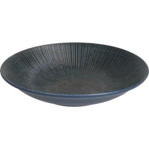 美濃焼 皿 カレー皿 パスタ皿 プレート 約22×4cm 食洗機対応 レンジ対応 十草ブルー 日本製 132-0813｜kirelab-net