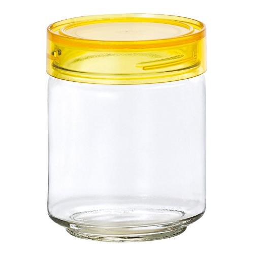 アデリア(ADERIA) CCボトル 750ml イエロー 化粧箱入 日本製 保存容器 ガラス キャ...