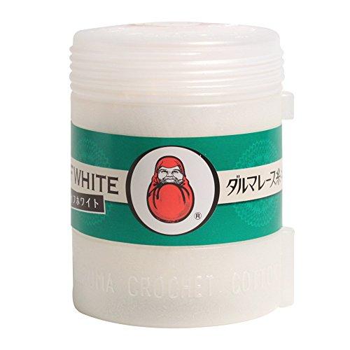 横田(Yokota) ダルマ レース糸 #40 824m巻 100g 1玉 Col.2 クリーム系 ...