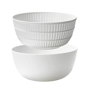 ライクイット (like-it) ざる ボウル Colander&Bowl 米とぎにも使える ザルとボール 樹脂製 3.2L 約Ф22.7×高1｜kirelab-net