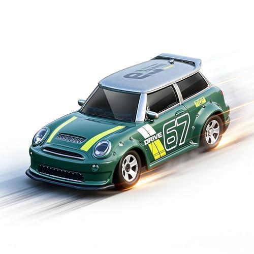 KFPLAN KF20 1:64ドリフトカー LEDライト付き 卓上ラジコンカー 4WDミニラジコン...