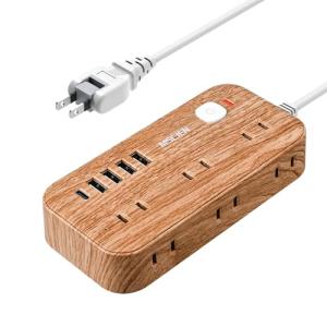 エムサインMscien 延長コード 2m 電源タップ usb コンセントタップ たこあしコンセント テーブルタップ タコ足配線 電源コード 6個｜kirelab-net