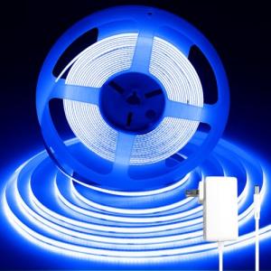 iNextStation led テープライト COB 10m テープ照明 高密度 320LEDs/m 入電電圧24ｖ 調光 カット 両面テープ｜kirelab-net