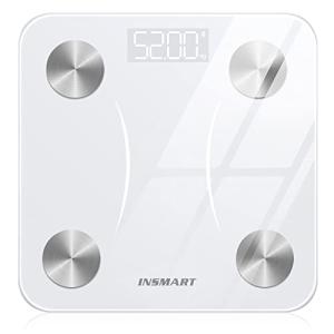2024新登場APP体重計スマホ連動 INSMART 高精度体脂肪計・体組成計 16項目測定 スマホ連動 ヘルスメーター 人気Bluetooth｜kirelab-net