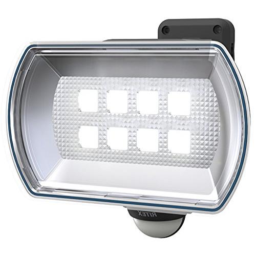 ムサシ RITEX フリーアーム式LEDセンサーライト(4.5Wワイド) 「乾電池式」 防雨型 LE...