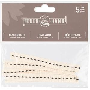 フュアーハンド(FEUERHAND) ランタン メンテナンス 修理 取替 FEUERHAND専用 ウィック 12.5mm×120mm 5本入り｜kirelab-net