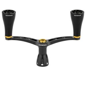 ゴメクサス CY98 リールハンドル ダイワ (Daiwa) スピニングリール対応 リール ダブルハンドル 月下美人  98mm ハンドルノブ付｜kirelab-net