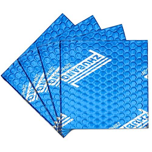 ZHUBANG 制振シート 200mm×200mm×2mm 4枚入り 防音フォームパネル 吸音マット...