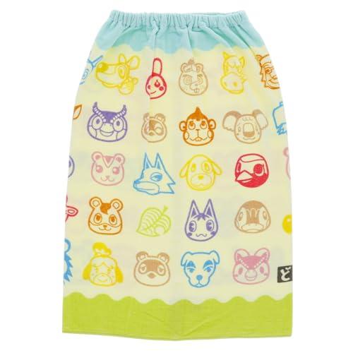 丸眞 80cm丈 巻きタオル 任天堂 どうぶつの森 住民アイコン 制菌加工 紫外線遮蔽加工 男の子 ...