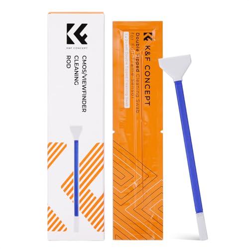 K&amp;F CONCEPT カメラクリーニング用品 5本入り フルサイズセンサー用スワブ24mmファイン...