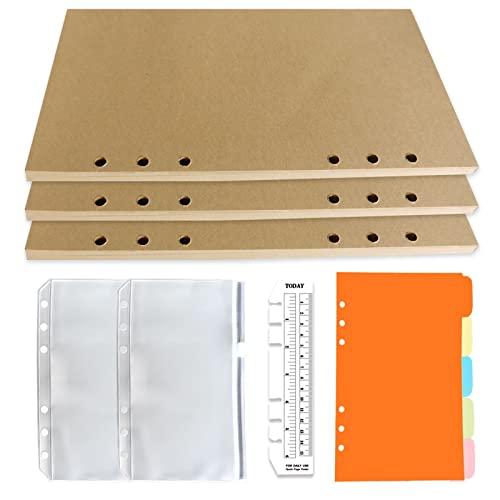 DY.2ten 手帳リフィル システム手帳リフィル A6サイズ 135枚 クラフト紙 空白 カラーイ...