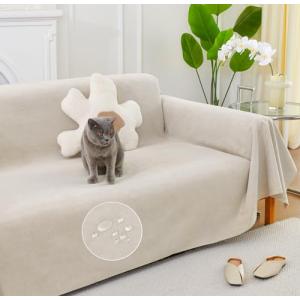 HomeFirst ソファーカバー 防水 犬猫対策 マルチカバー 長方形 大判 撥水加工 ズレ防止 ソファカバー 3人掛け 肘付き 肘なし 防水｜kirelab-net