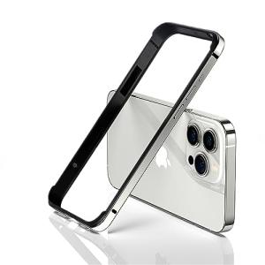 YMXPYiPhone15ProMax 用 バンパー アルミ ケース メタル+シリコンフレーム 二重構造 レンズ保護 軽量 ストラップ穴 耐衝撃｜kirelab-net