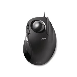 エレコム トラックボールマウス 人差し指 8ボタン チルト機能 有線 ブラック M-DT1URBK｜kirelab-net