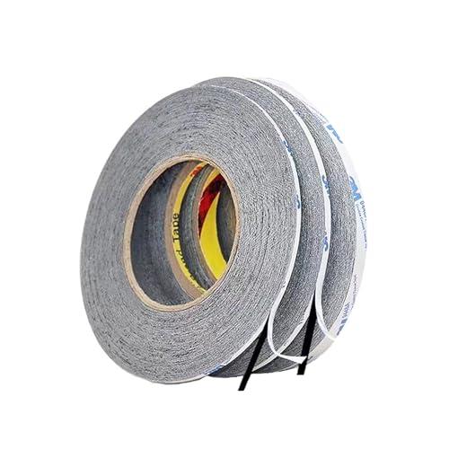 LOYELEY 両面接着テープ 3本入り 幅1mm/ 2mm /3mm*50m 3M両面テープ 粘着...