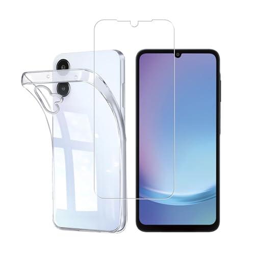 Galaxy A25 フィルム+ Galaxy A25 ケース1枚ガラスフィルム+ 1枚ケース 日本...