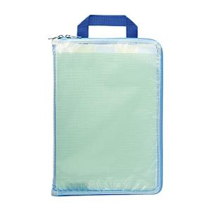 ソニック 連絡袋 忘れん絡袋 A4 仕切り付き ブルー GS-5546-B｜kirelab-net