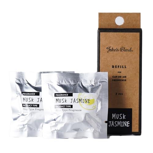 John&apos;s Blend(ジョンズブレンド) 芳香剤 車用 詰め替え タブレット 2個セット エアコ...