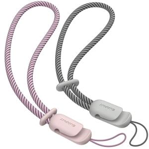 SURPHY ハンドストラップ 2本セット 長さ調整 携帯電話/カメラ/USBメモリ/鍵マスコット/キーなどにも適応 携帯ストラップ スマホひも