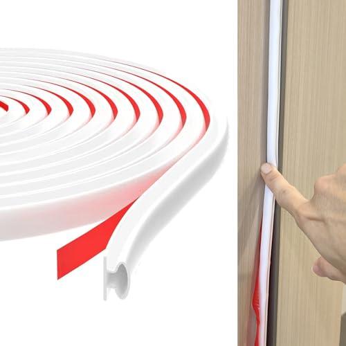 TECDW 高い柔軟性ドアと窓の隙間テープ 自己粘着 防水 高温 引き戸 扉 玄関用すきまテープ 高...