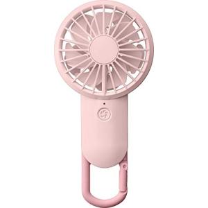 リズム(RHYTHM) 携帯扇風機 2020モデル国内メーカー 弱でも涼しい 静音 DCモーター 2重反転ファン USB 充電式 カラビナ 小型｜kirelab-net