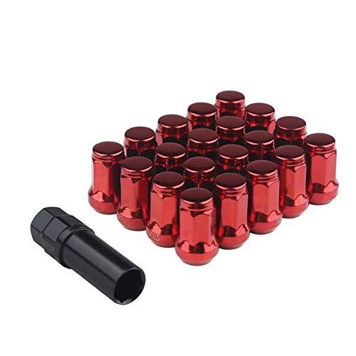 スチール製 ホイールロックナット M12 x P1.5 20個セット トヨタ/ホンダ/マツダ/ダイハ...